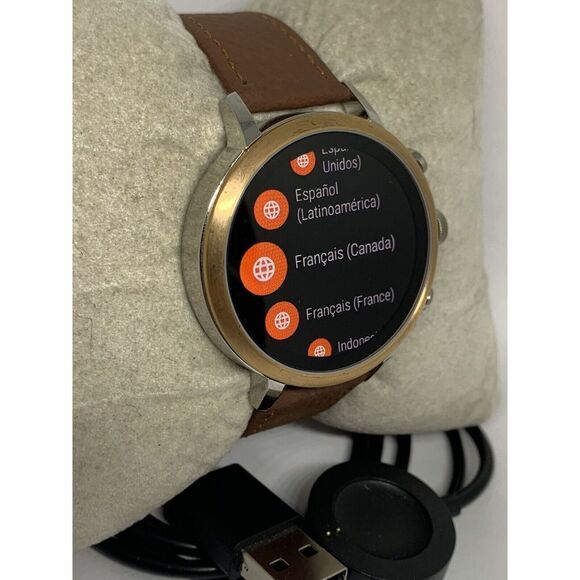 Fossil Gen 4 Authentic Digital Dial Smart Watch Custom Band FTW6016 ZA334 - Picture 4 of 12